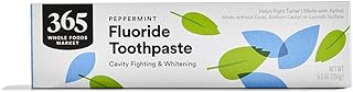 365 by Whole Foods Market, Fluoride Cavity Fighting and Whitening Toothpaste, 5.5 Ounce