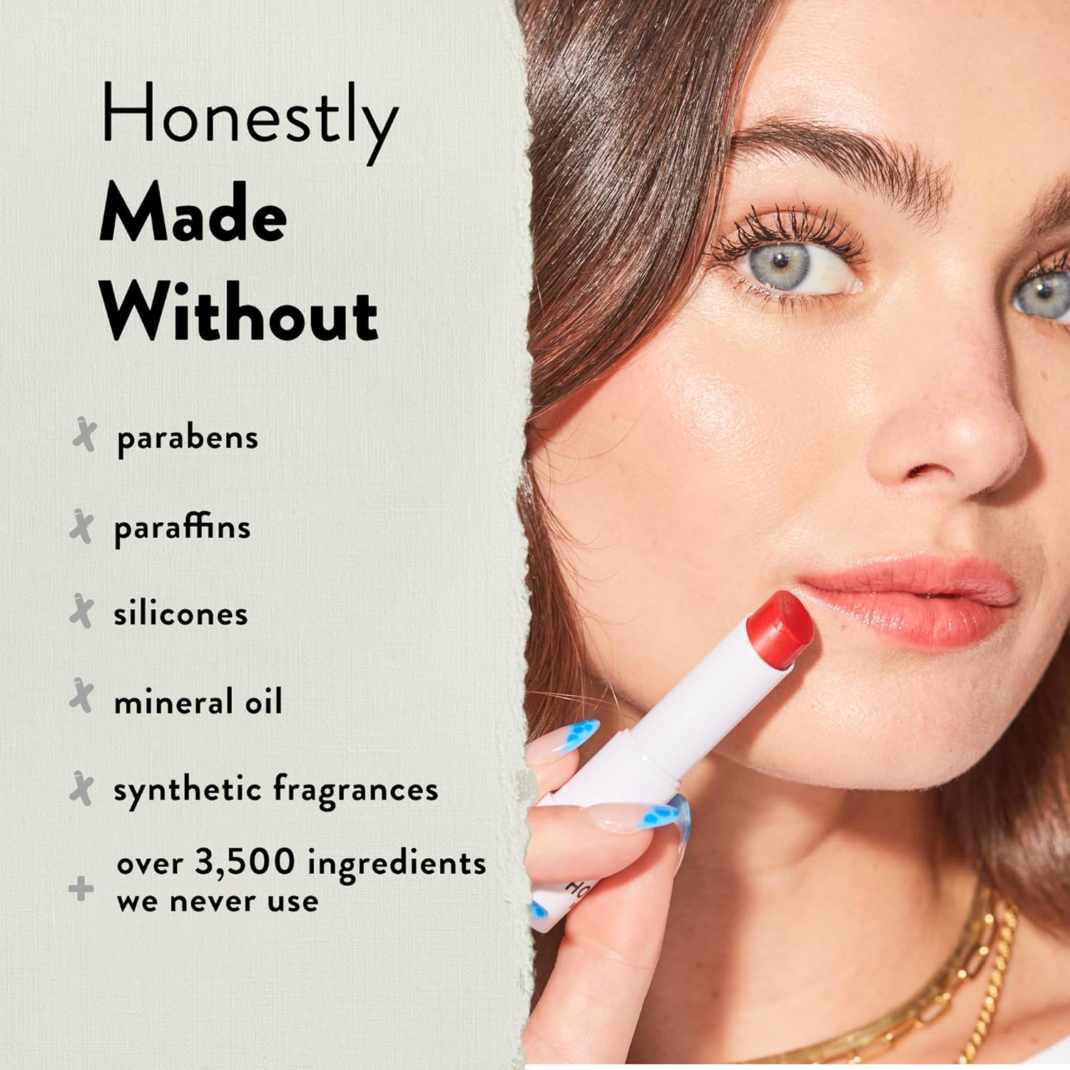 Honest Beauty Moisturizing Vegan Tinted Lip Balm | Antioxidant-rich Acai Extracts + Avocado Oil | Paraben Free + Cruelty Free | Summer Melon-4