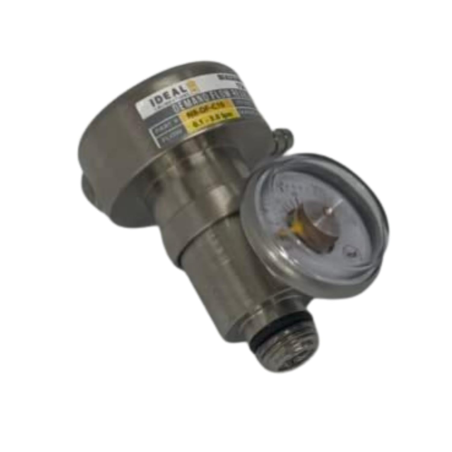 Demand Flow Calibration Gas Regulator Compatible with BW Technologies, Industrial Scientific (ISC), MSA, RAE, and RKI Pumped Gas detectors - Nickel Plated Brass - C10-0