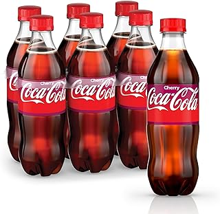 Coca-Cola Coke Cherry Soda, 16.9 fl oz, 6 Pack