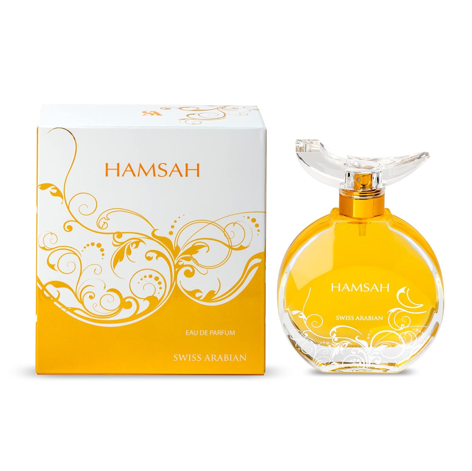 Swiss Arabian Hamsah - Luxury Products From Dubai - Long Lasting And Addictive Personal EDP Spray Fragrance - The Luxurious Scent Of Arabia - 2.7 Oz-1