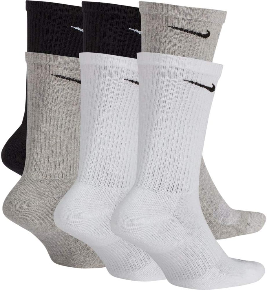 Nike Men`s Everyday Plus Cushioned Training Crew Socks 3 Pack-1