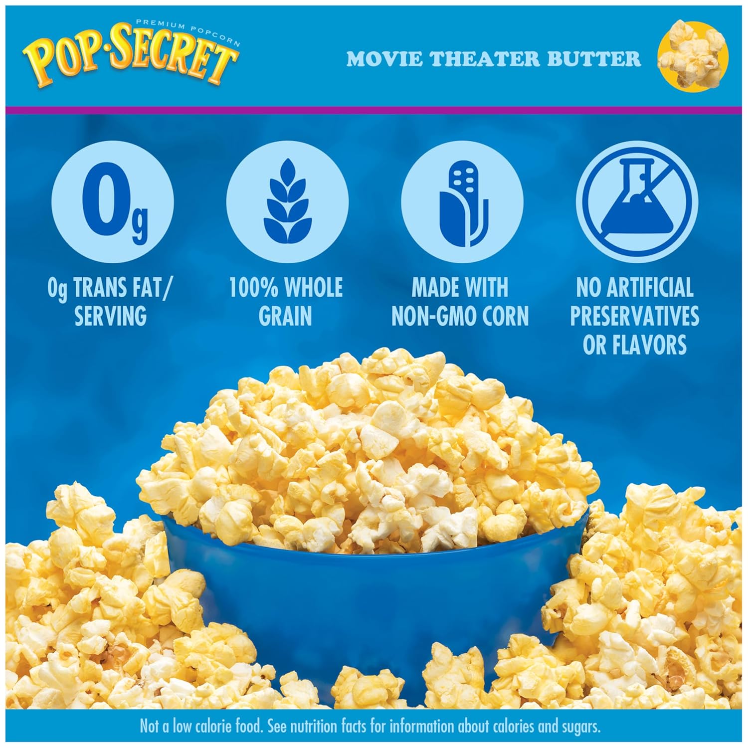 Pop Secret Microwave Popcorn, Movie Theater Butter, Flavor, 3 Oz Sharing Bags, 12 Ct-1