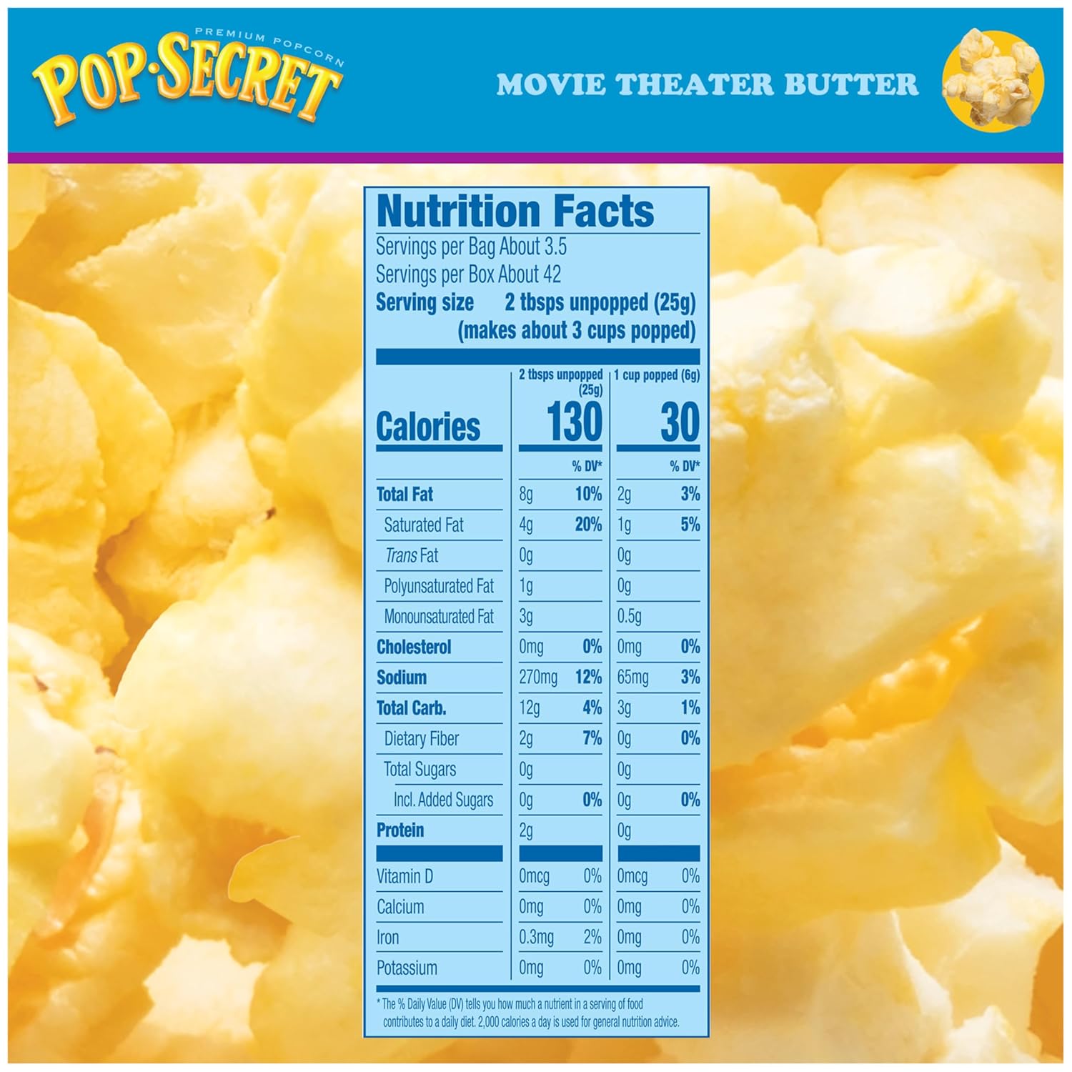 Pop Secret Microwave Popcorn, Movie Theater Butter, Flavor, 3 Oz Sharing Bags, 12 Ct-2