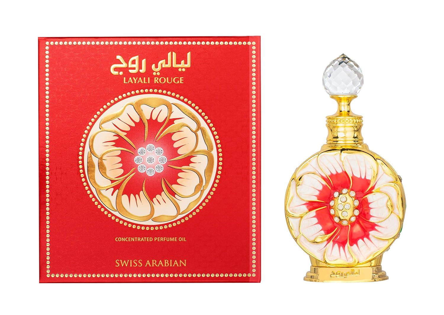 Swiss Arabian Layali Rouge - Luxury Arabian Perfume Oil from Dubai - Long Lasting Arabian Perfume for Women with Seductive Signature Aroma - 0.5 oz-7