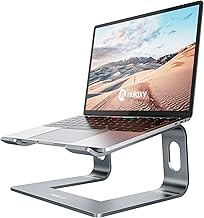 Nulaxy Laptop Stand, Detachable Ergonomic Laptop Mount Computer Stand for Desk, Aluminum Laptop Riser Notebook Stand Compatible with MacBook, Dell XPS, All 10-16" Laptops - Gray