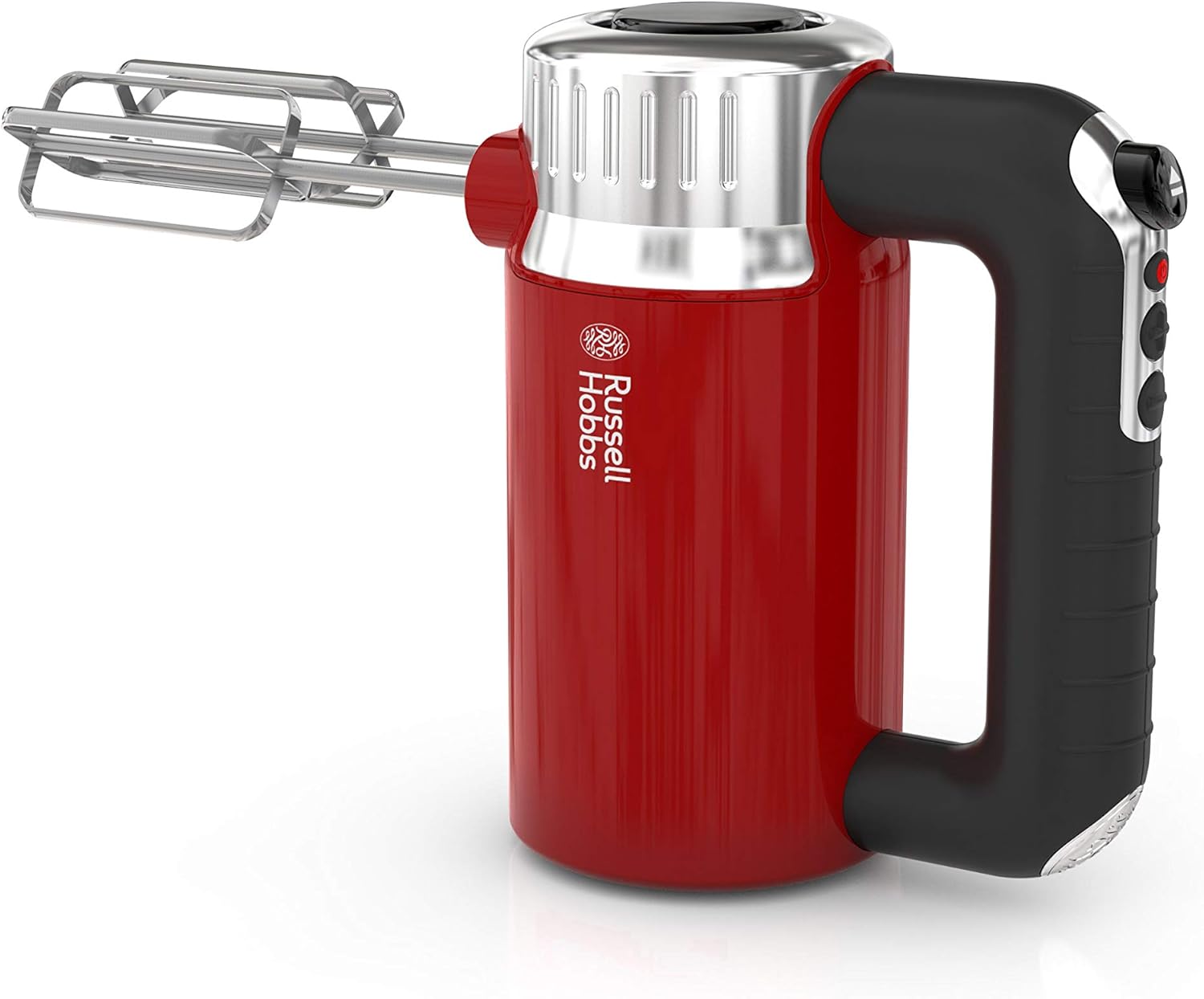 Russell Hobbs MX3100RDR Retro Style Hand Mixer, 4 Speeds + Turbo Boost, Red-7