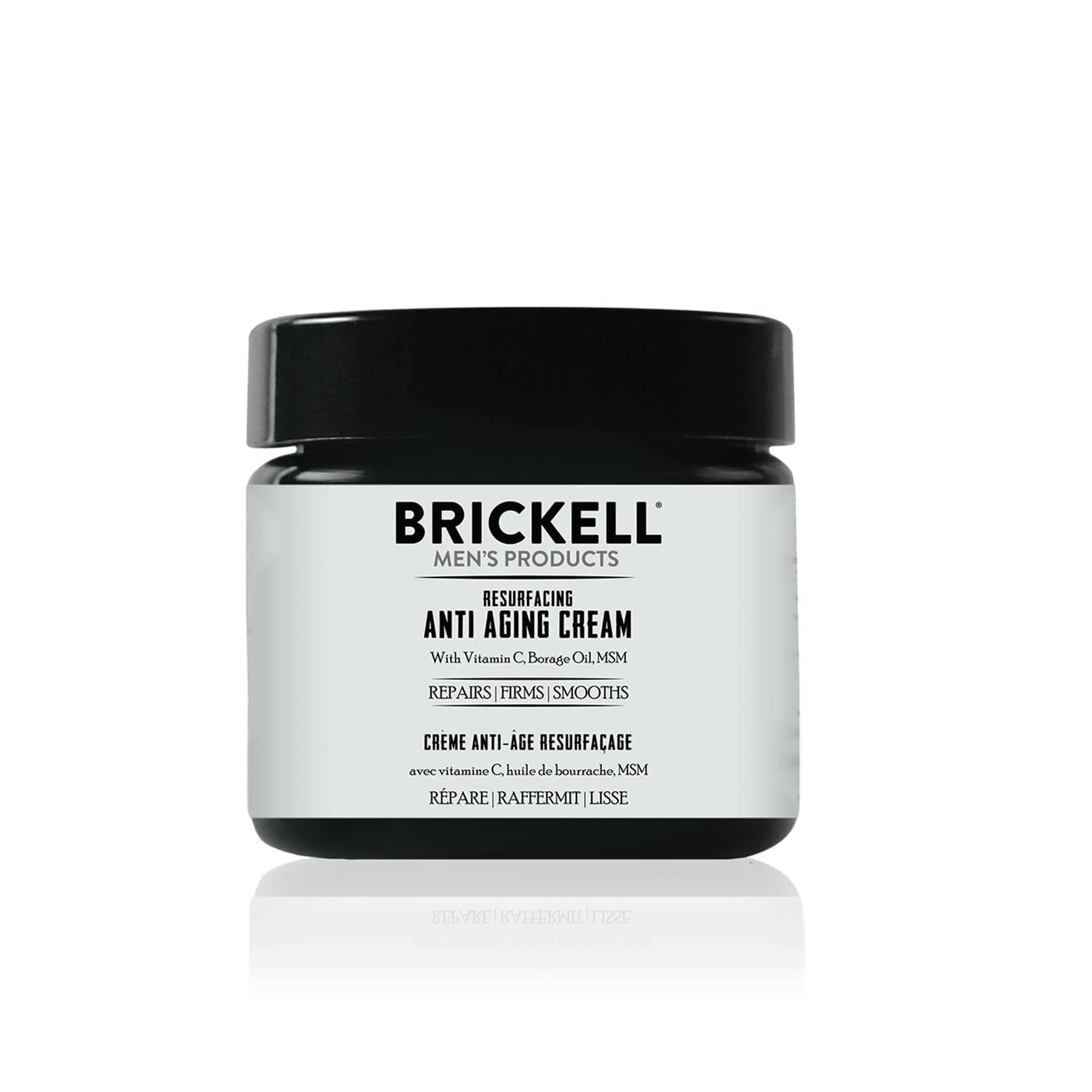 Brickell Men's Products Resurfacing Anti-Aging Face Cream For Men, Natural and Organic Face Moisturizer, Vitamin C Cream For Wrinkles, 2 Ounce, Scented-0