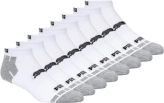 PUMA Men's 8 Pack Low Cut Socks