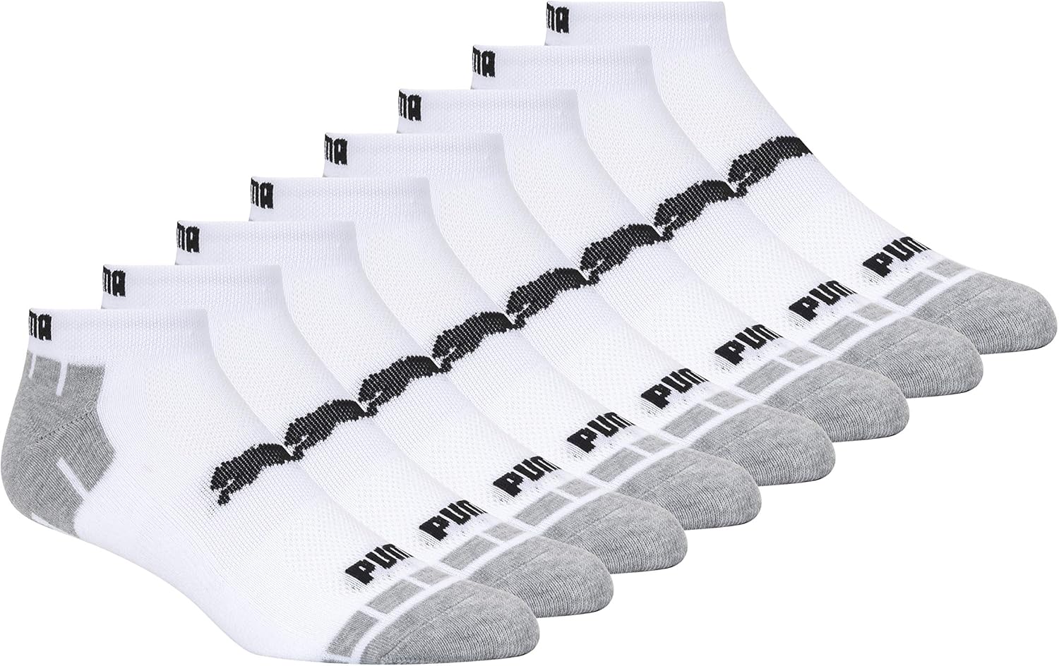 PUMA Men's 8 Pack Low Cut Socks-0