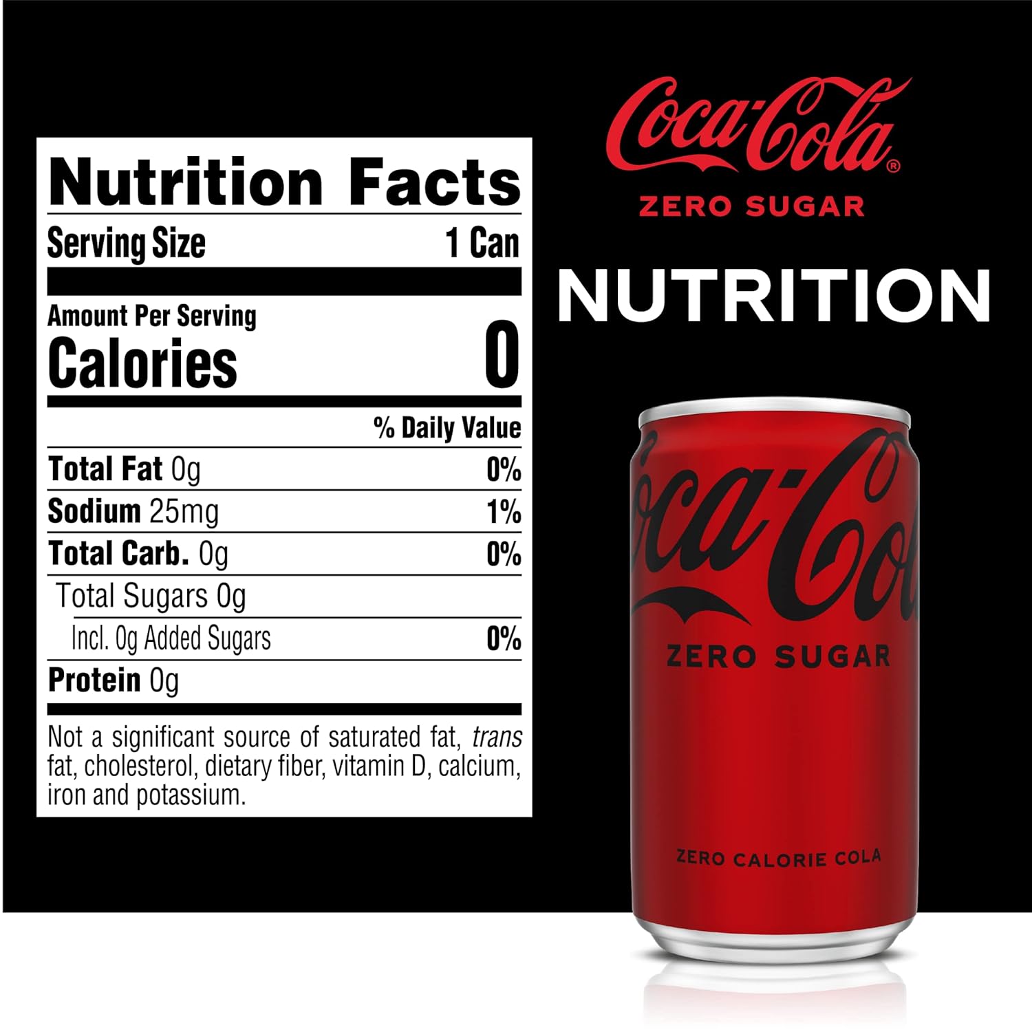 Coke Zero Sugar Mini-Can 7.5oz-6