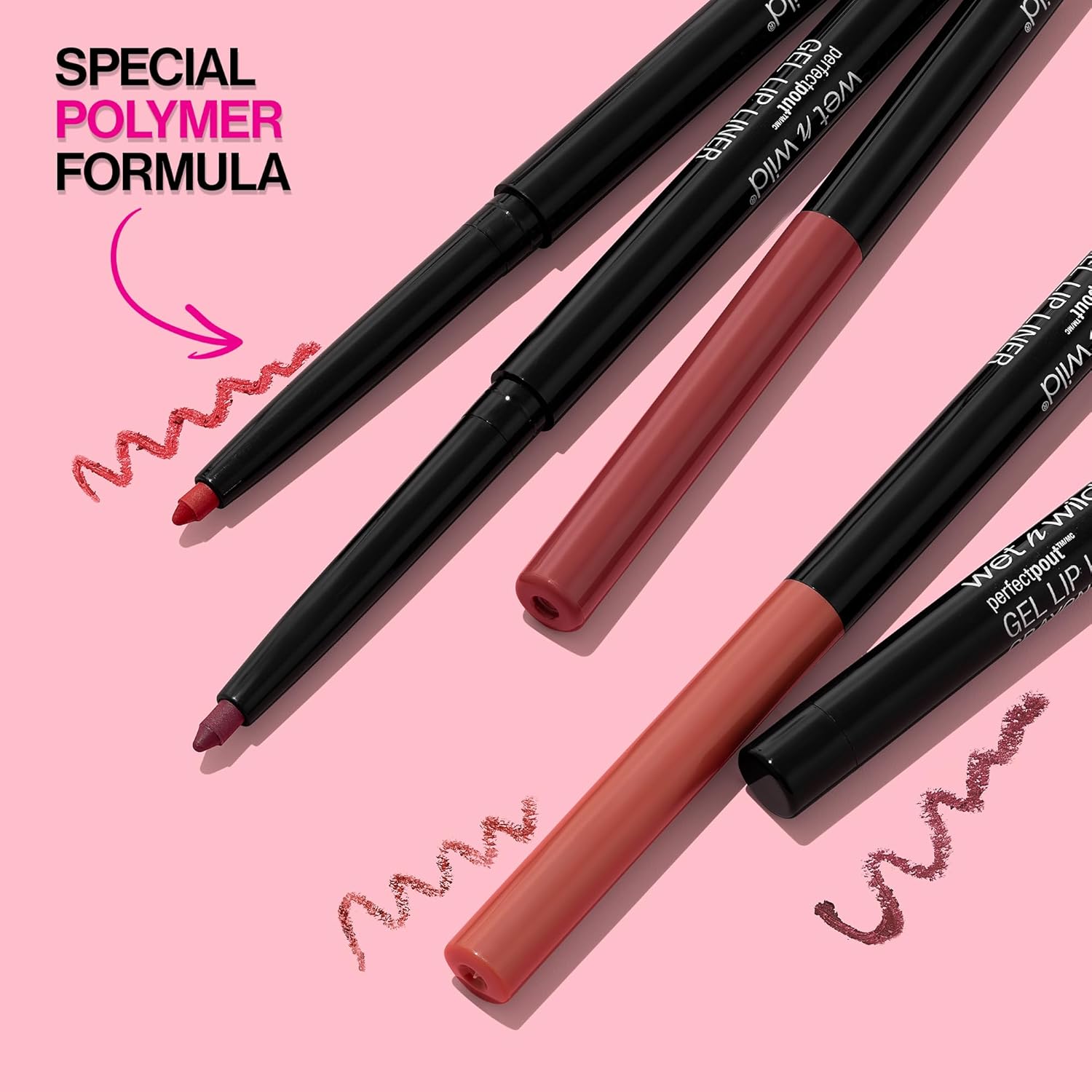 wet n wild Perfect Pout Matte Retractable Gel Lip Liner Pencil, Rich Creamy Long Lasting Color, Well-Defined and Flawless Application, Vegan & Cruelty-Free - Purple Lay Down the Mauves-2