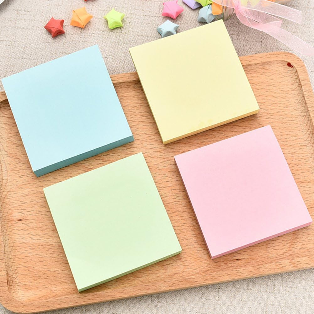 Early Buy Sticky Notes 3x3 Self-Stick Notes 6 Pastel Color 6 Pads, 100 Sheets/Pad-5