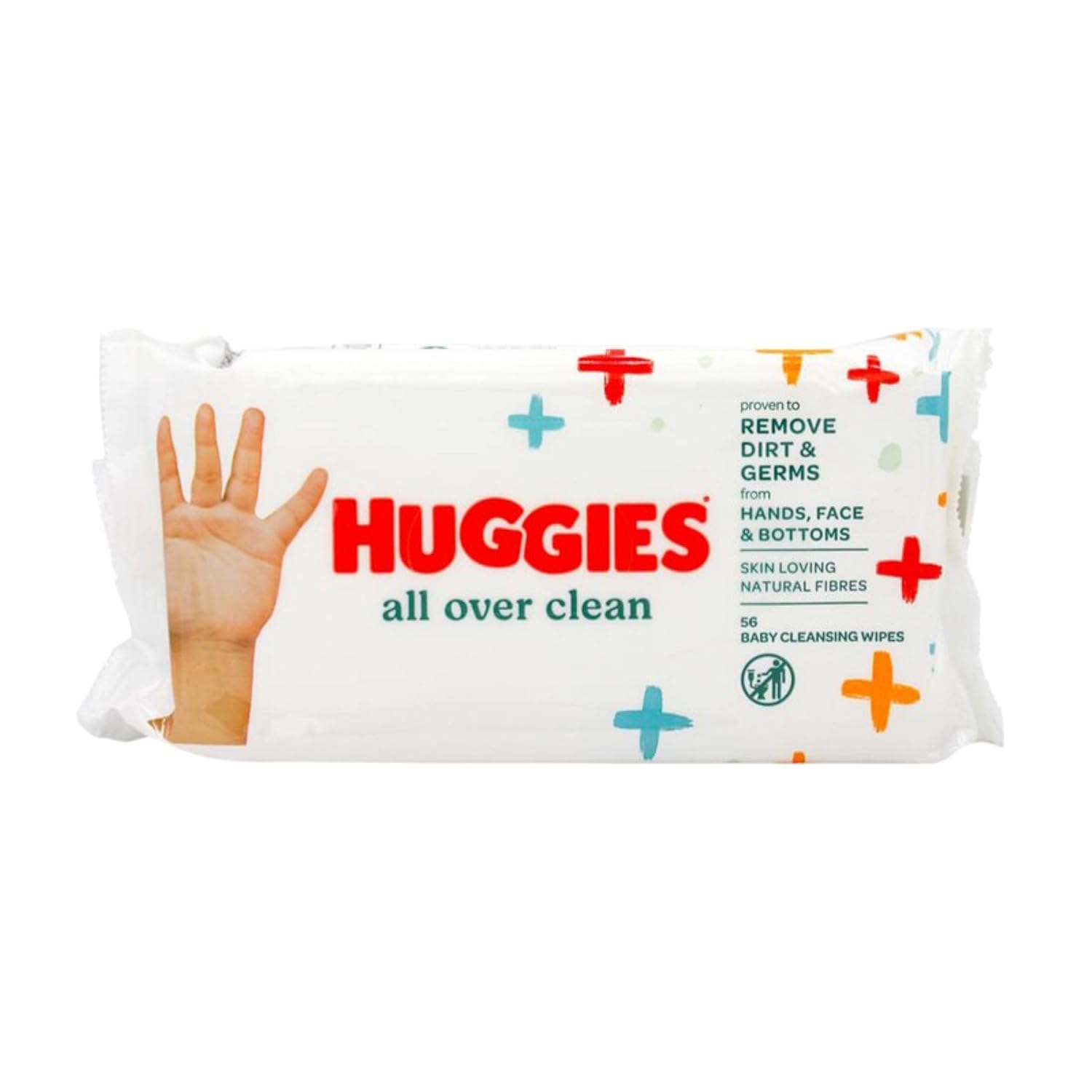 HUGGIES Baby Wipes, All Over Clean, 3 Refills With Resealable Tape Top, 168CT-0