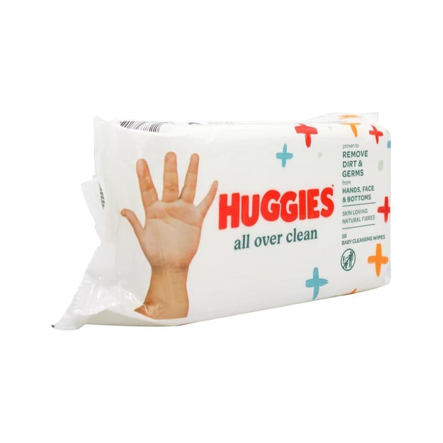 HUGGIES Baby Wipes, All Over Clean, 3 Refills With Resealable Tape Top, 168CT-1