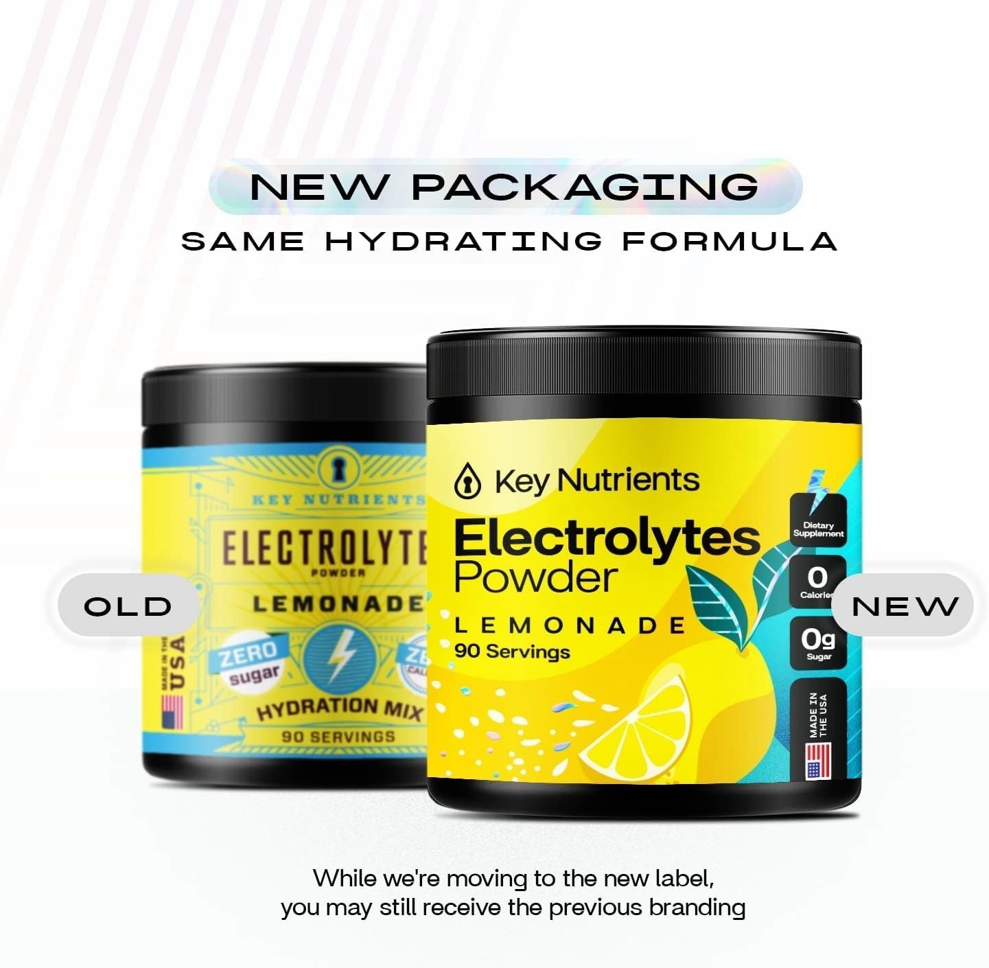 KEY NUTRIENTS Multivitamin Electrolytes Powder No Sugar - Refreshing Lemonade Electrolyte Powder - Endurance & Energy Supplement - Hydration Powder - No Calories - 90 Servings - Made in USA-9