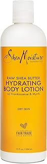 SheaMoisture Hydrating Body Lotion for Dry Skin Raw Shea Butter Paraben Free Lotion 13 oz