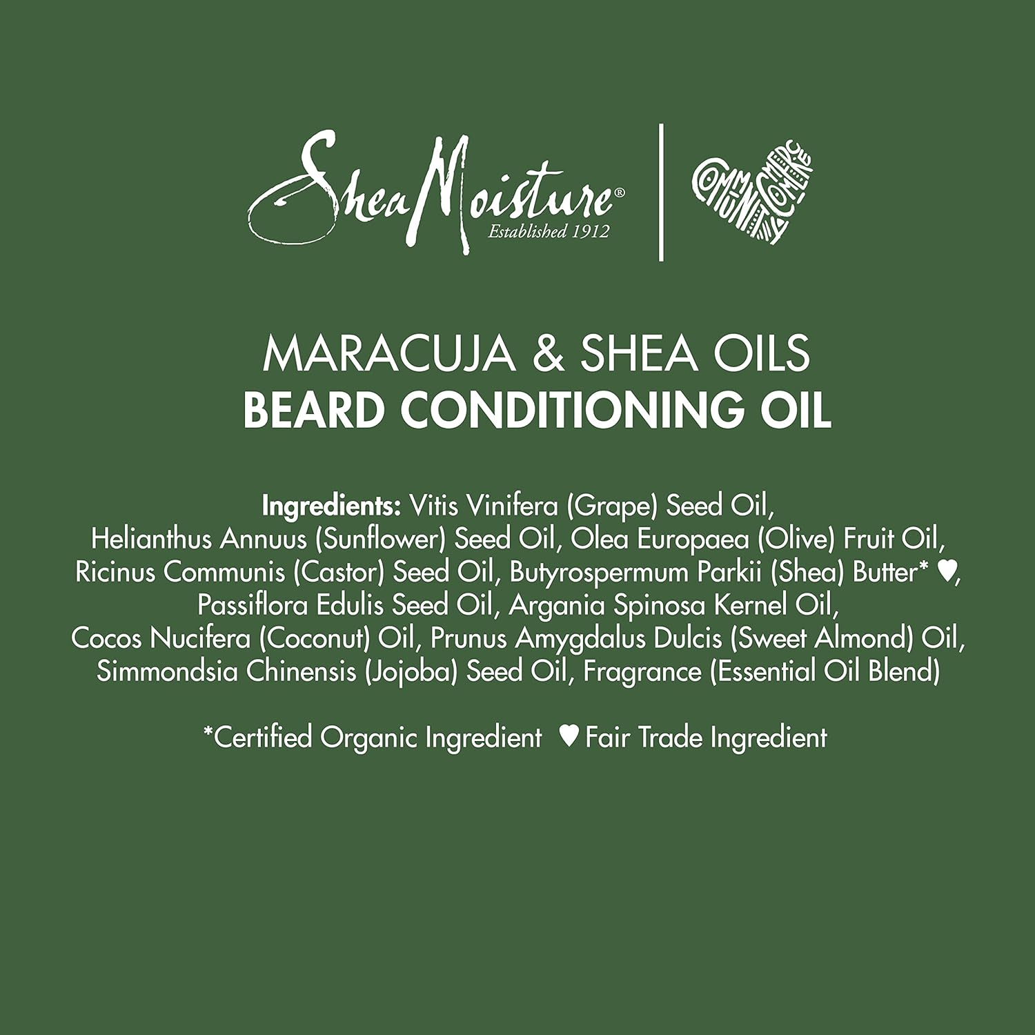 SheaMoisture Beard Conditioning Oil for a Full Beard Maracuja Oil and Shea Butter to Moisturize and Soften 3.2 oz-9