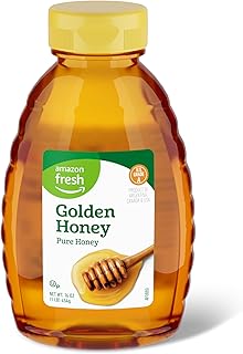 Amazon Fresh, Golden Honey, 16 Oz (Previously Happy Belly, Packaging May Vary)