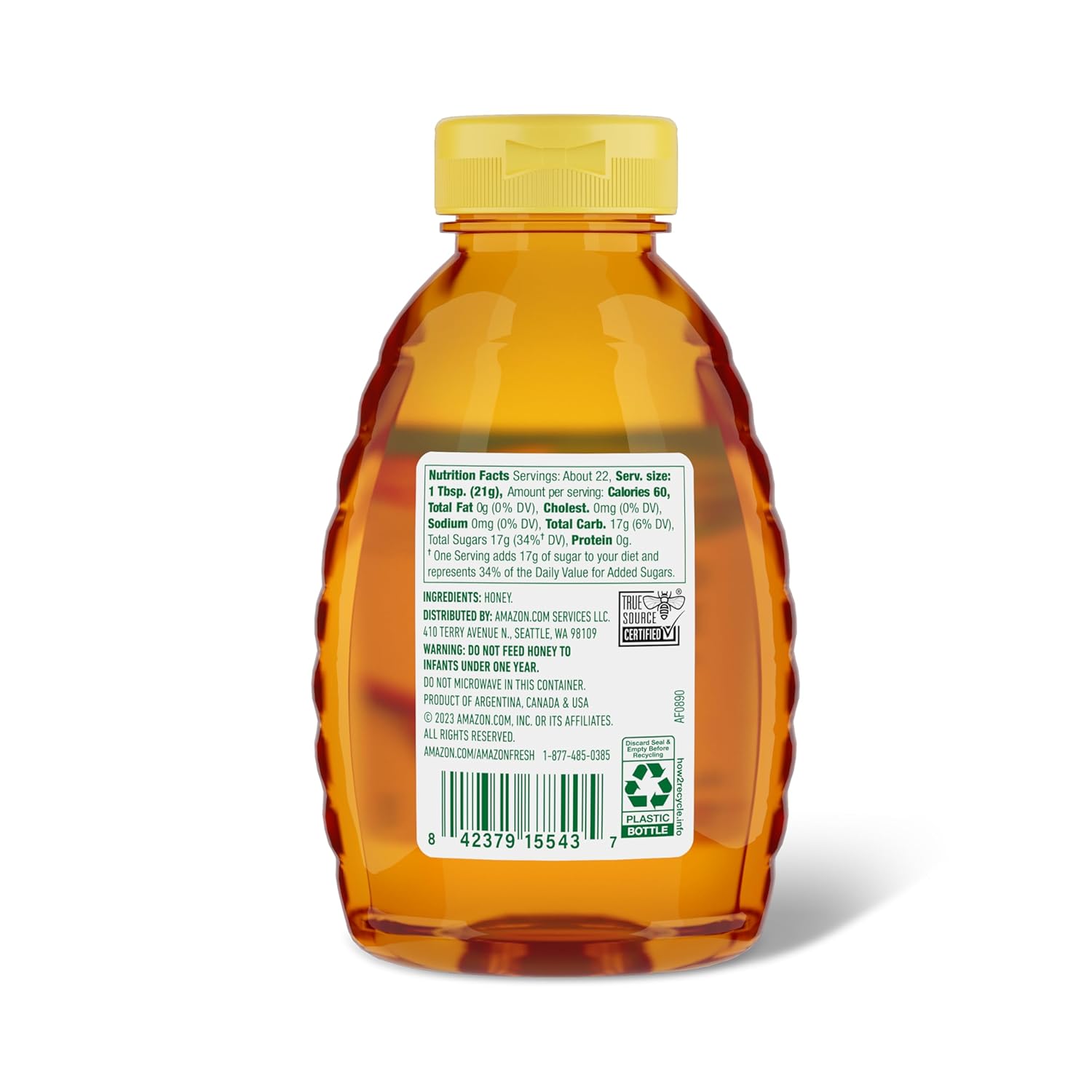 Amazon Fresh, Golden Honey, 16 Oz (Previously Happy Belly, Packaging May Vary)-2