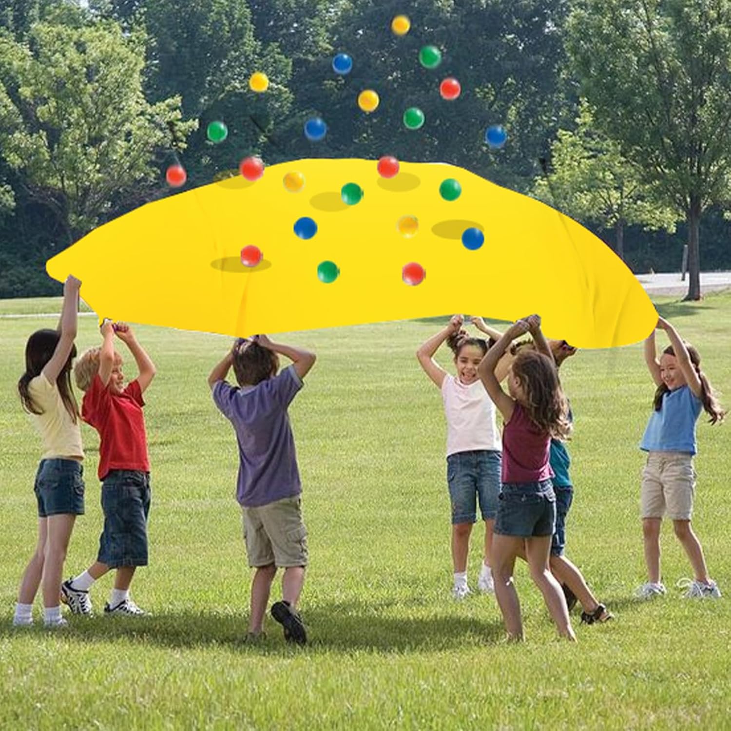 Sonyabecca Hole Tarp Team Building Exercise Activities Games Teamwork Group Learning Fun Playing Yellow-1