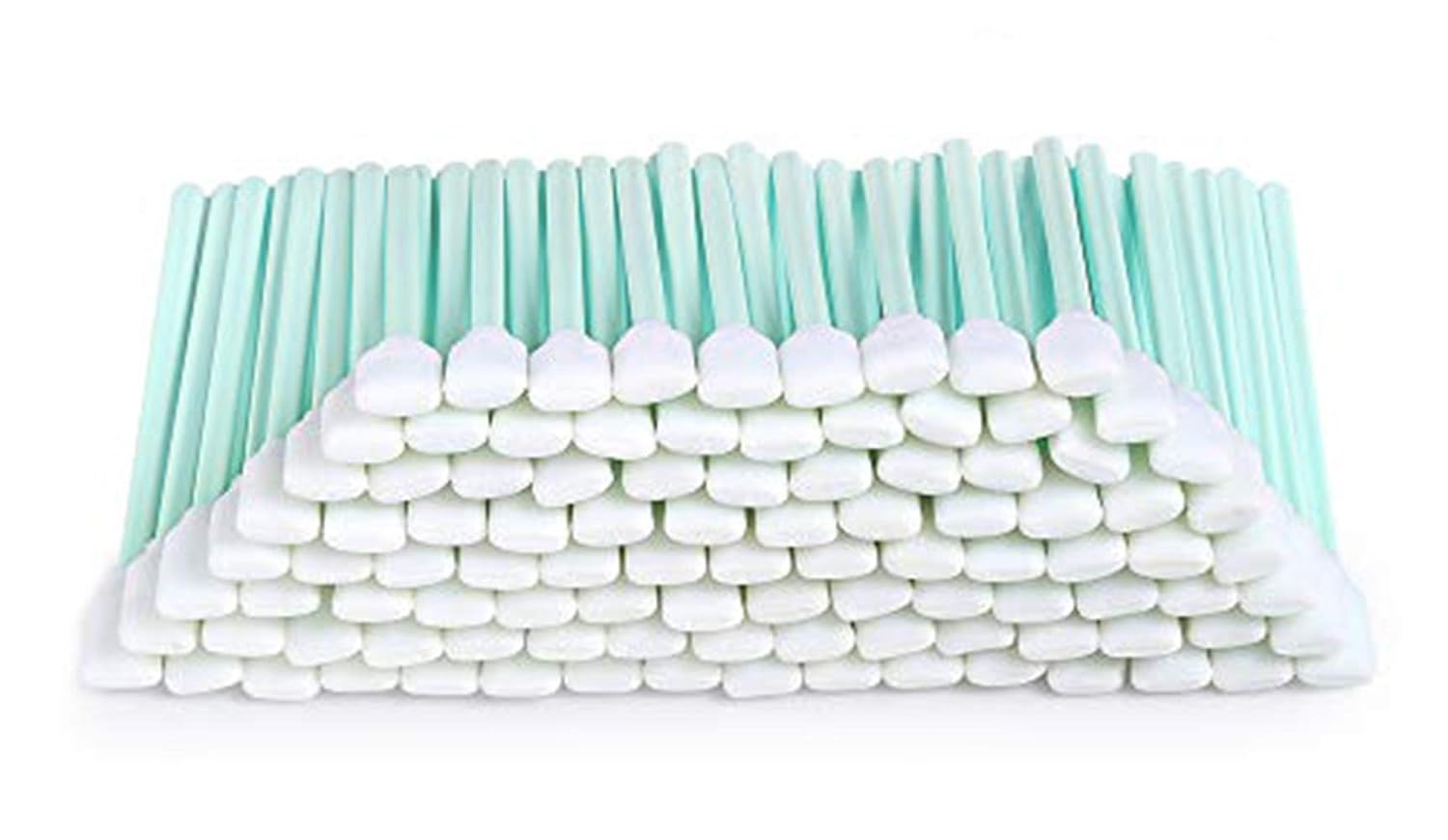 100pc 5.11" Square Rectangle Foam Cleaning Swab Sticks for Solvent Format Inkjet Printer Roland Optical Equipment-0