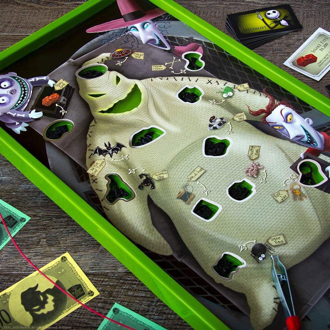 Operation: Disney The Nightmare Before Christmas Board Game | Collectible Operation Game | Featuring Oogie Boogie & Nightmare Before Christmas Artwork, 1+ Players-5