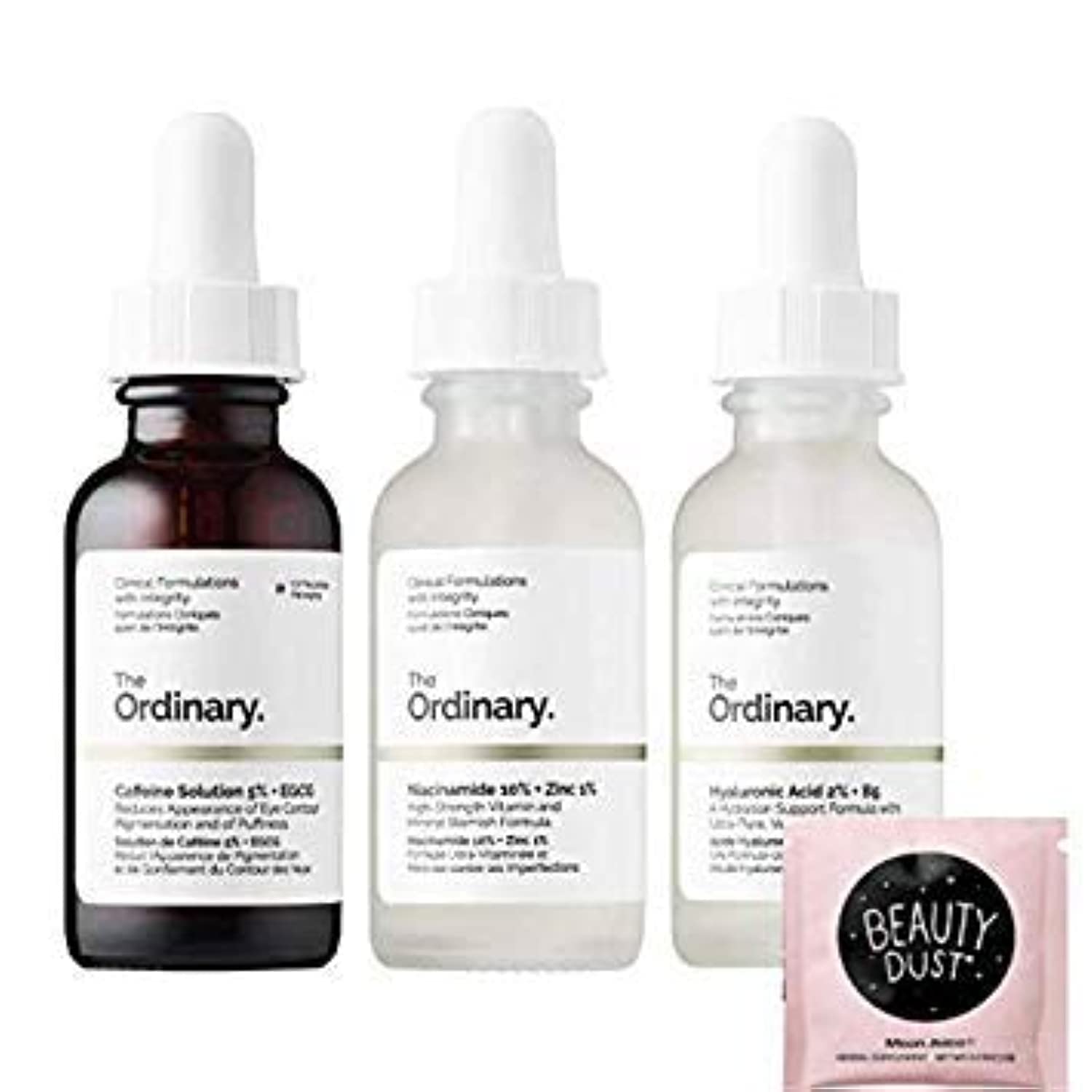 The Ordinary Face Serum Set! Caffeine Solution 5%+EGCG! Hyaluronic Acid 2%+B5! Niacinamide 10% + Zinc 1%! Help Fight Visible Blemishes And Improve The Look Of Skin Texture&Radiance-0