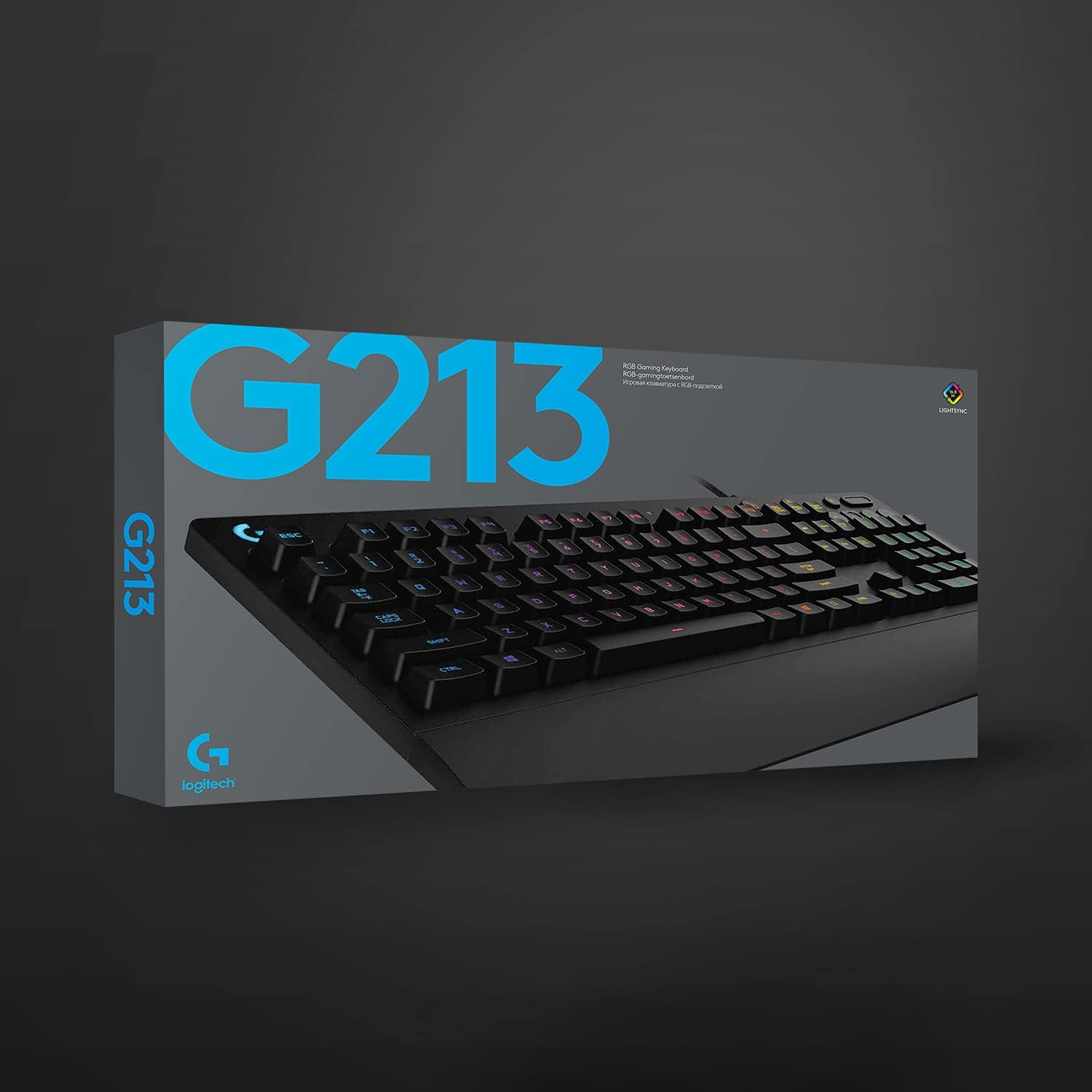 Logitech G213 Prodigy Gaming Keyboard, LIGHTSYNC RGB Backlit Keys, Spill-Resistant, Customizable Keys, Dedicated Multi-Media Keys – Black-6