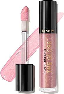 Revlon Lip Gloss, Super Lustrous The Gloss, Non-Sticky, High Shine Finish, 203 Lean In