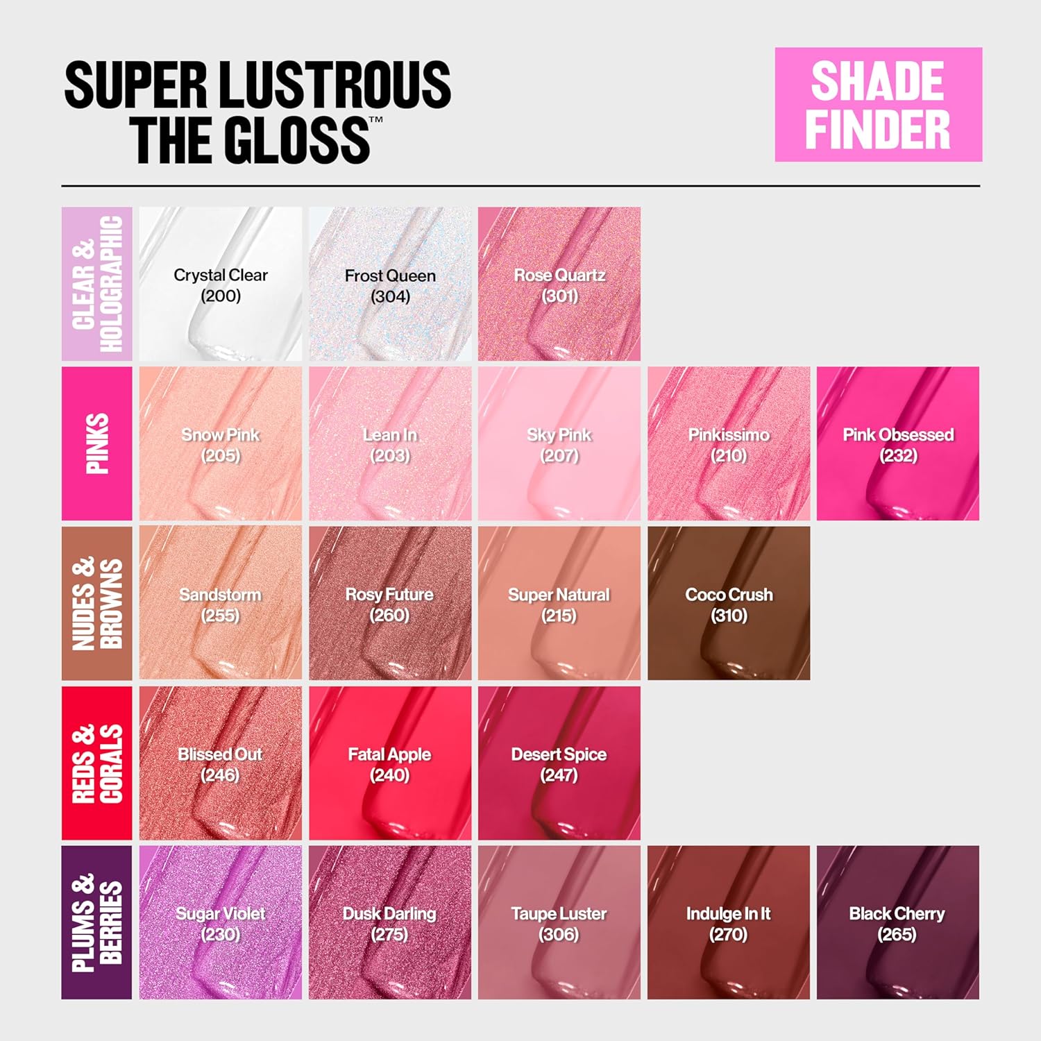 Revlon Lip Gloss, Super Lustrous The Gloss, Non-Sticky, High Shine Finish, 203 Lean In-8