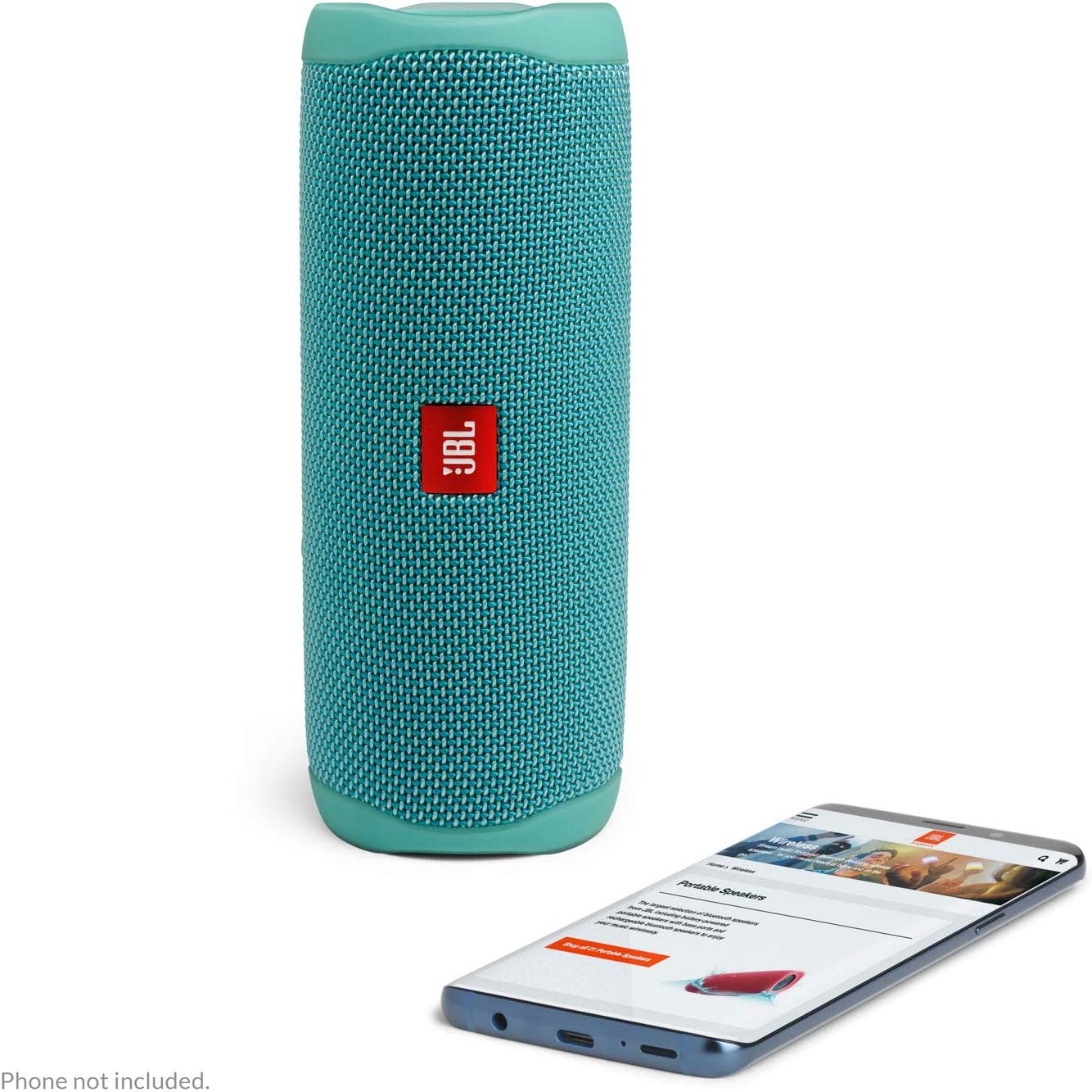 JBL FLIP 5, Waterproof Portable Bluetooth Speaker, Teal-5