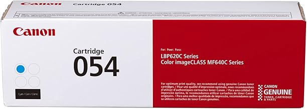 Canon Genuine Toner, Cartridge 054 Cyan (3023C001) 1 Pack Color imageCLASS MF641Cdw, MF642Cdw, MF644Cdw, LBP622Cdw Laser Printers