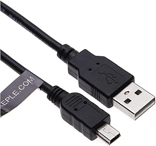 Keple Mini USB Charging & Data Cable Compatible with Sony Walkman NWZ-E383 / NWZ-E384 / NWZE384L / NWZ-E384R / NWZ-E385 / NWZA-15 / NWZE585 NWZ-E585, MP3 MP4 Music Player 3ft