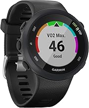 Garmin 010-02156-05 Forerunner 45, 42mm Easy-to-use GPS Running Watch with Coach Free Training Plan Support, Black