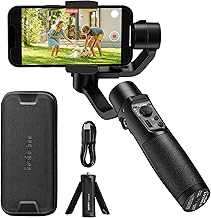 hohem iSteady Mobile Plus Gimbal Stabilizer for Smartphone, 3-Axis Phone Gimbal for Android and iPhone 15,14,13,12 PRO, Stabilizer for Video Recording with Ultra-Wide-Angle Mode, 600° Inception