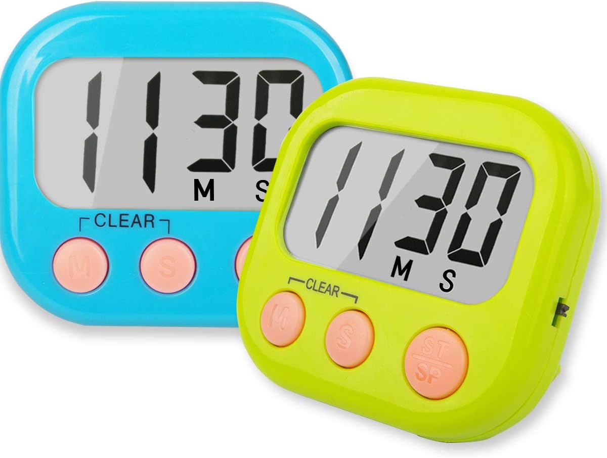 Classroom Timers for Teachers Kids Large Magnetic Digital Timer 2 Pack-0