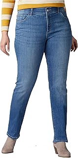 Lee Women's Plus Size Ultra Lux Comfort with Flex Motion Straight Leg Jean