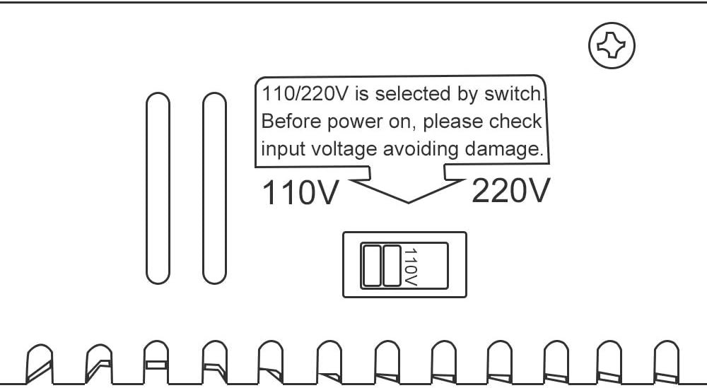 inShareplus 12V 33A 400W, DC Universal Regulated Switching Power Supply, Converter AC 100-240V to DC 12 Volt LED Driver, Transformer, Adapter for LED Strip Light, 3D Printer, Radio, Computer Project-7