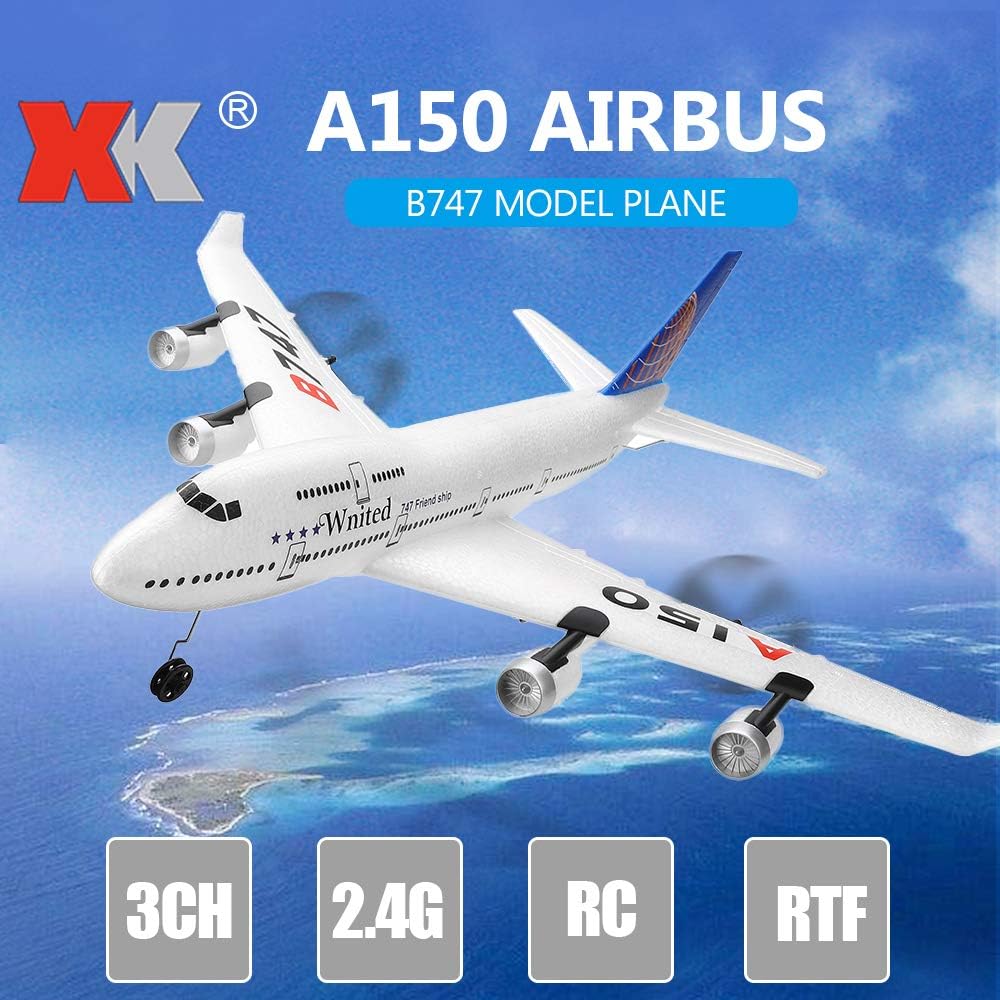 GoolRC Wltoys XK A150 Airbus B747 Model Plane RC Fixed-Wing 3CH EPP 2.4G Remote Control Airplane RTF Toy-1