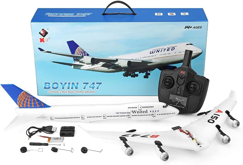 GoolRC Wltoys XK A150 Airbus B747 Model Plane RC Fixed-Wing 3CH EPP 2.4G Remote Control Airplane RTF Toy-8