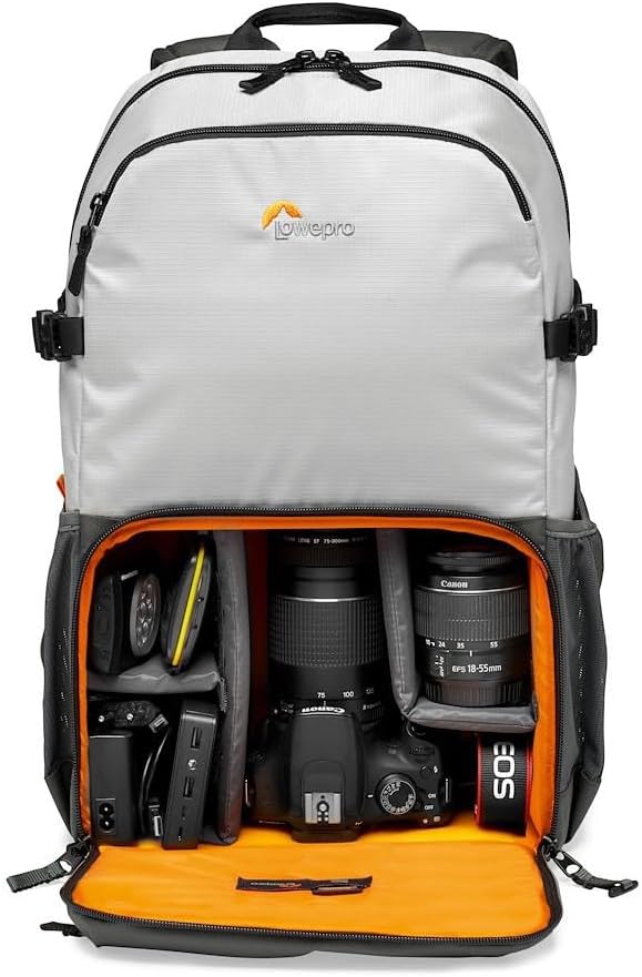 Lowepro LP37238-PWW Truckee BP 250 LX Outdoor Camera Backpack, Fits 15 inch Tablet, for Compact DSLR/Mirrorless, for Sony, Canon, Nikon, 1-2 Lenses, Gimbal, Video Drone, DJI, Osmo, Mavic, Light Grey-6