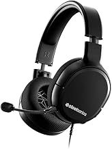 SteelSeries Arctis 1 Wired Gaming Headset – Detachable Clearcast Microphone – Lightweight Steel-Reinforced Headband – for PC, PS4, Xbox, Nintendo Switch and Lite, Mobile,Black