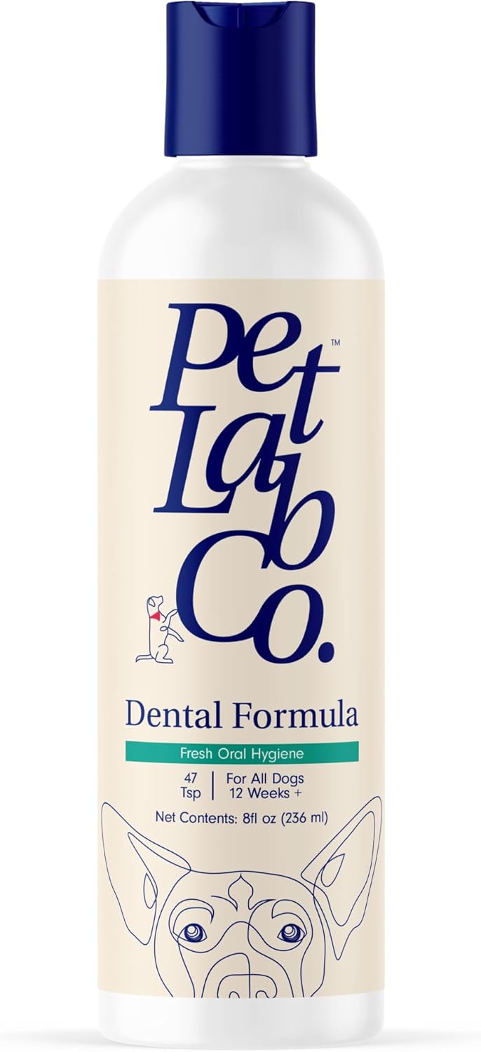 PetLab Co. Dog Dental Formula - Keep Dog Breath Fresh and Teeth Clean - Supports Gum Health - Dog Water Additive Dental Care Targets Tartar - Packaging May Vary-0