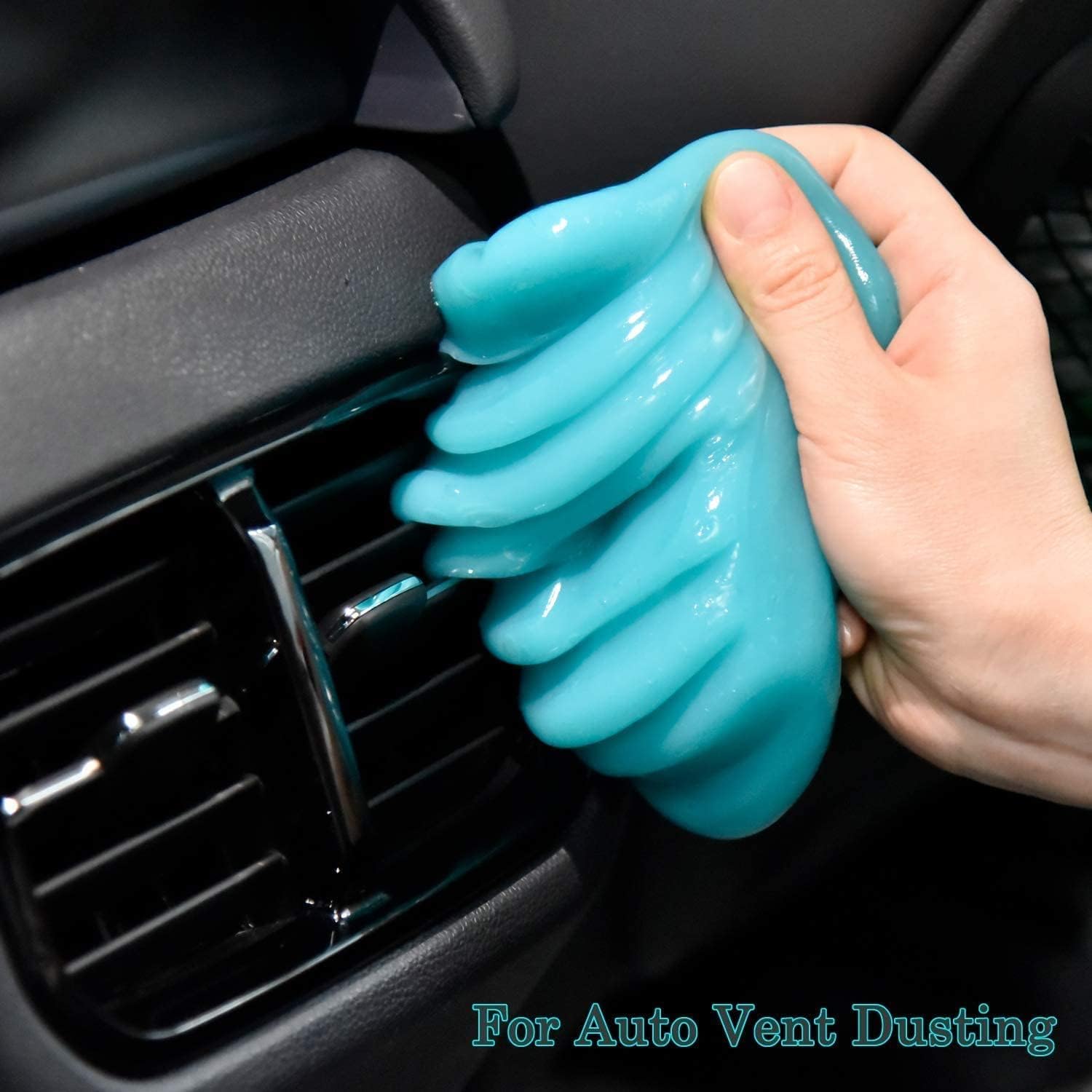 Cleaning Gel for Car Universal Gel Cleaner Auto Detailing Car Vent Keyboard Cleaning Putty Car Interior Cleaner Dashboard Dust Remover Putty Auto Duster Cleaning Kit 160G-7