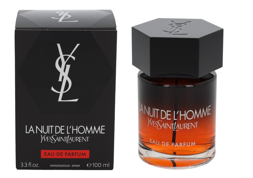 Yves Saint Laurent La Nuit De Lhomme Eau De Parfum Spray For Men (New 2019 Launch), 3.3 Ounce-0