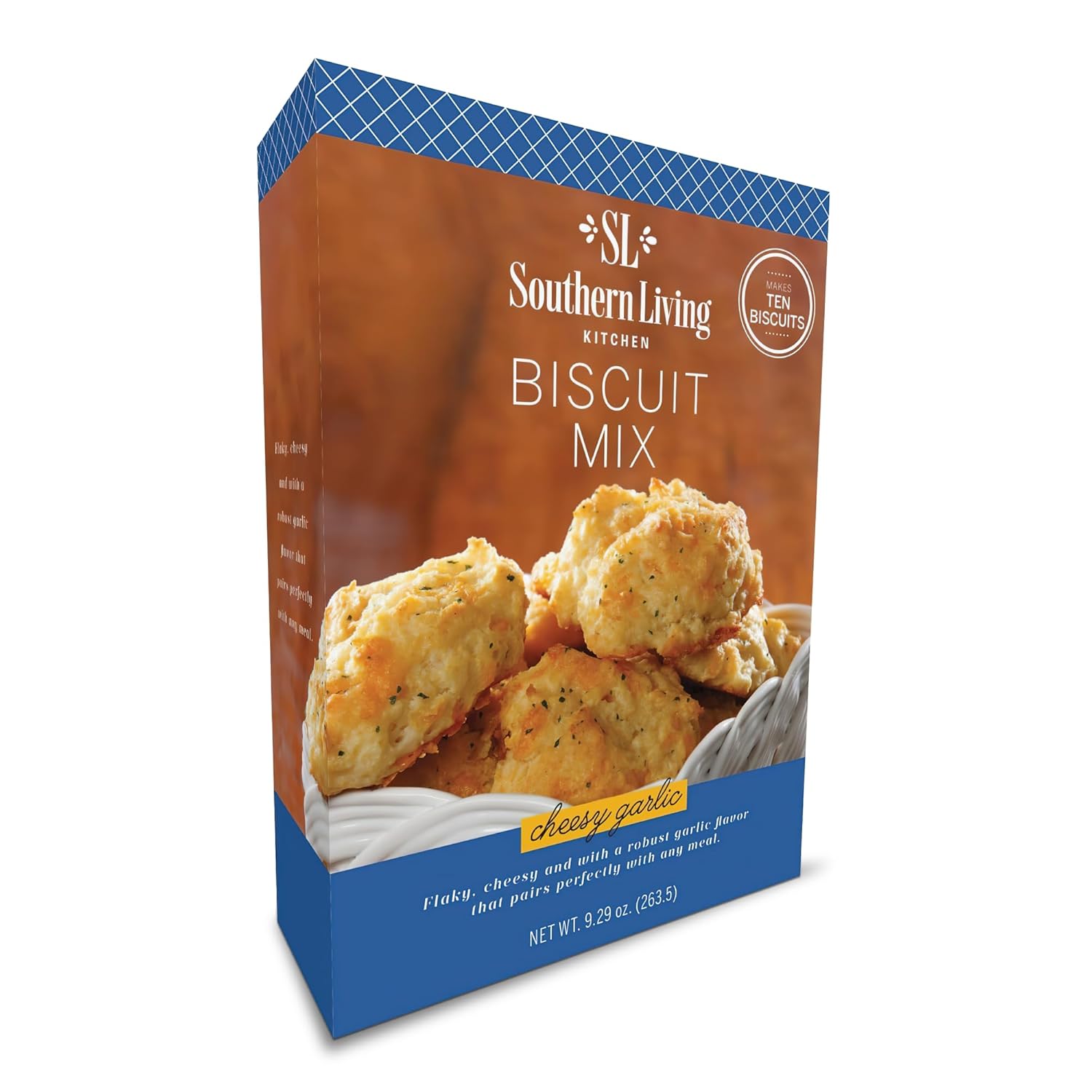 Southern Living Gourmet Cheesy Garlic Biscuit Mix, Easy-to-Bake Delight, Dinner Biscuits, Breakfast Biscuits, Baking Mix, Pantry Staple, Makes 10 Biscuits-0