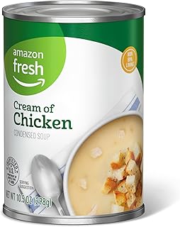 Amazon Fresh, Condensed Cream Of Chicken Soup, 10.5 Oz (Previously Happy Belly, Packaging May Vary)