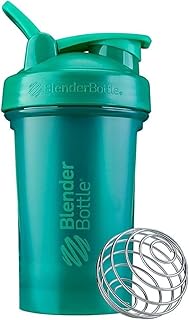 BlenderBottle Classic V2 Shaker Bottle Perfect for Protein Shakes and Pre Workout, 20-Ounce, Emerald Green