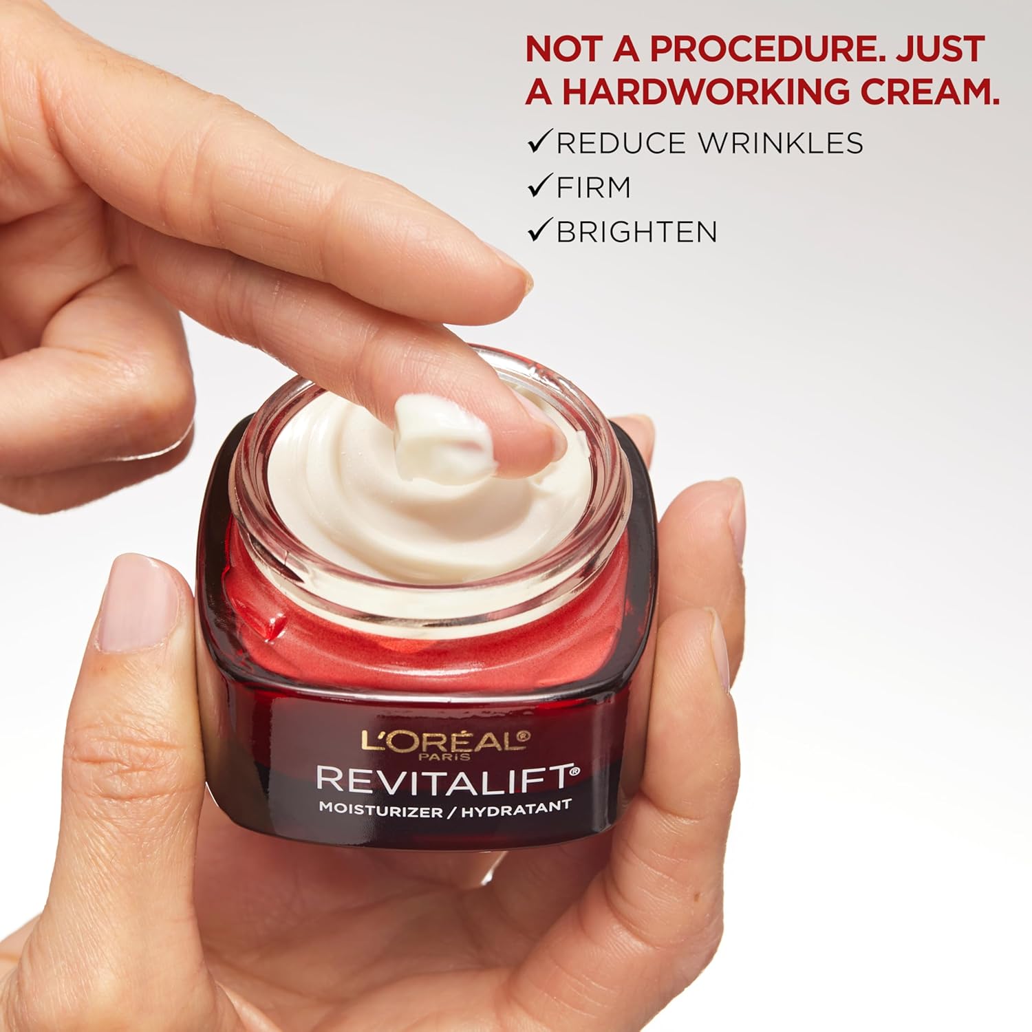 L'Oreal Paris Revitalift Triple Power Anti-Aging Face Moisturizer, Pro Retinol, Hyaluronic Acid & Vitamin C, Reduce Wrinkles 2.55 Oz-5